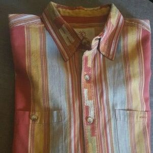 Mens Territory Ahead Southwest Design LS Shirt (L)